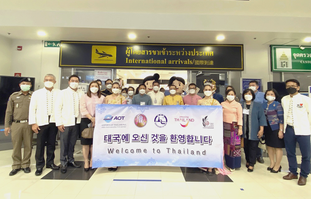 ททท. ร่วมต้อนรับเที่ยวบินปฐมฤกษ์สายการบิน Jeju Air กลุ่มนักกอล์ฟจากเกาหลีใต้  ณ สนามบินนานาชาติเชียงใหม่